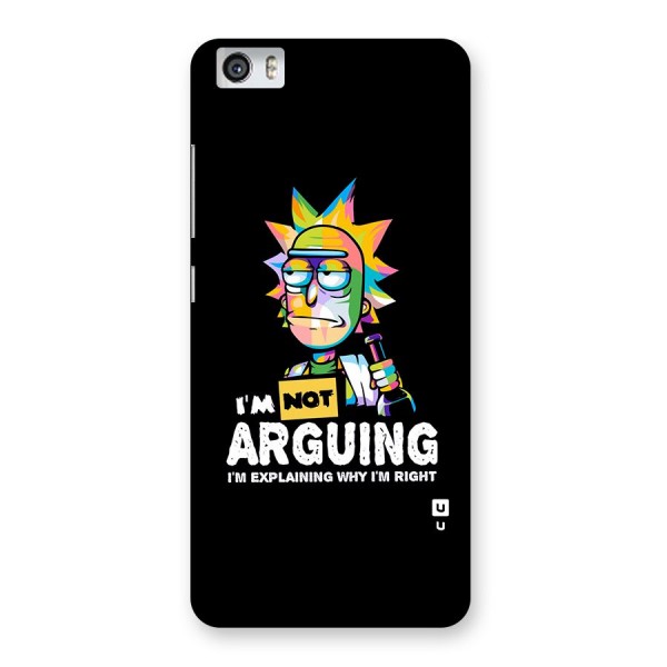 Not Arguing Explaining Back Case for Xiaomi Redmi Mi5