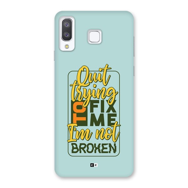 Not Broken Back Case for Galaxy A8 Star