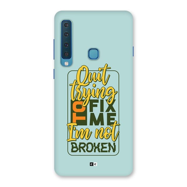 Not Broken Back Case for Galaxy A9 (2018)