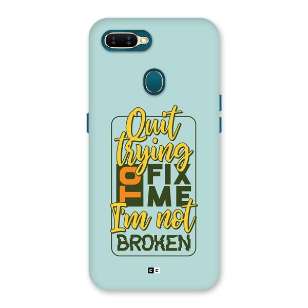 Not Broken Back Case for Oppo A11k