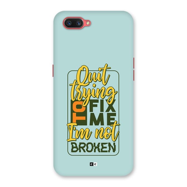 Not Broken Back Case for Oppo A3s