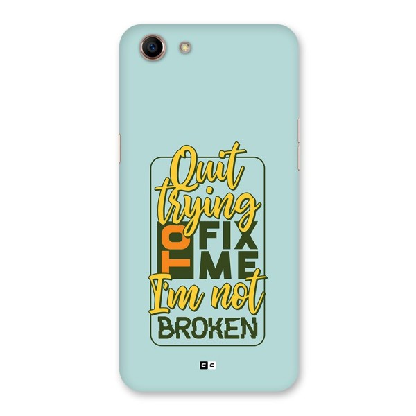 Not Broken Back Case for Oppo A83 (2018)