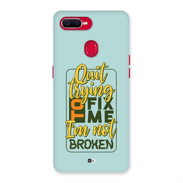 Not Broken Back Case for Oppo F9 Pro