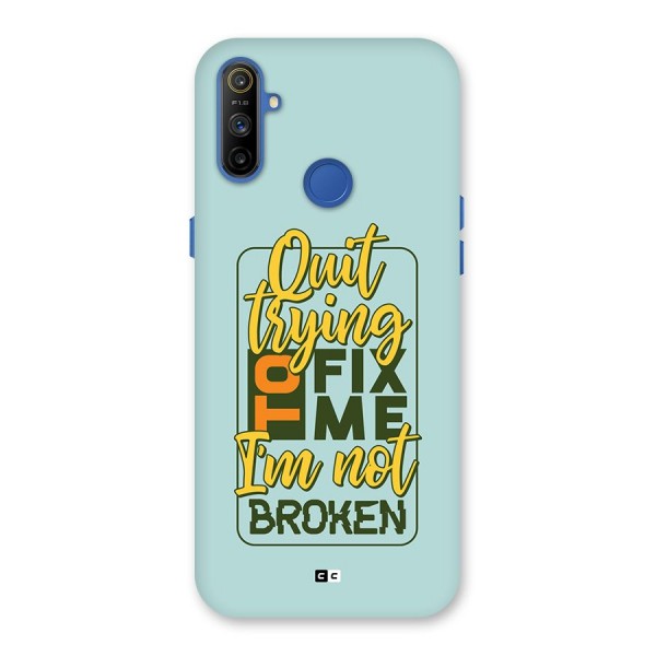 Not Broken Back Case for Realme Narzo 10A