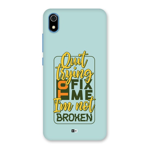 Not Broken Back Case for Redmi 7A