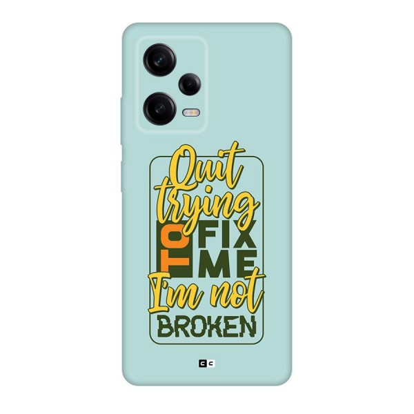 Not Broken Back Case for Redmi Note 12 Pro