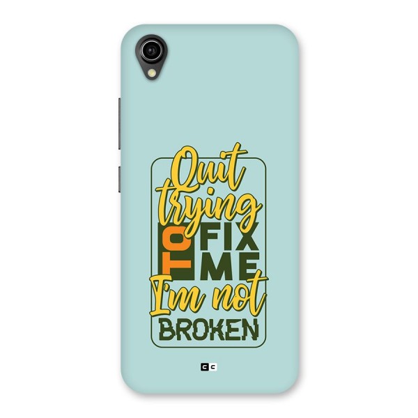 Not Broken Back Case for Vivo Y91i