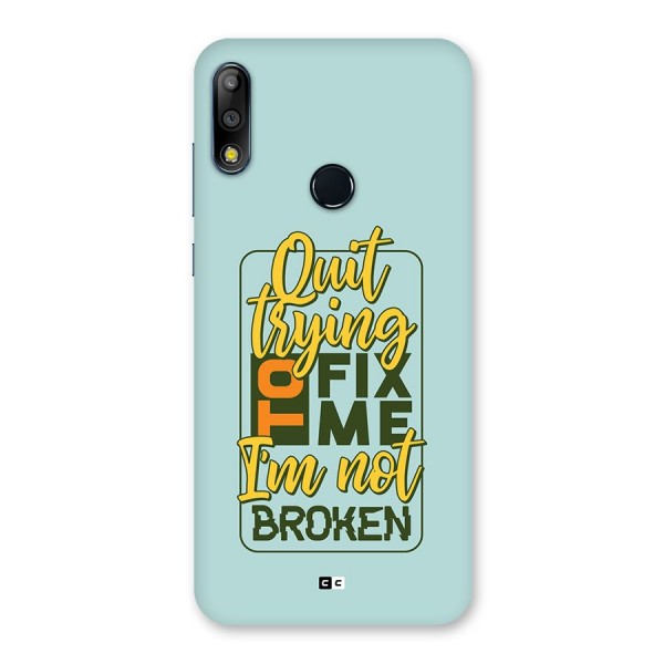 Not Broken Back Case for Zenfone Max Pro M2