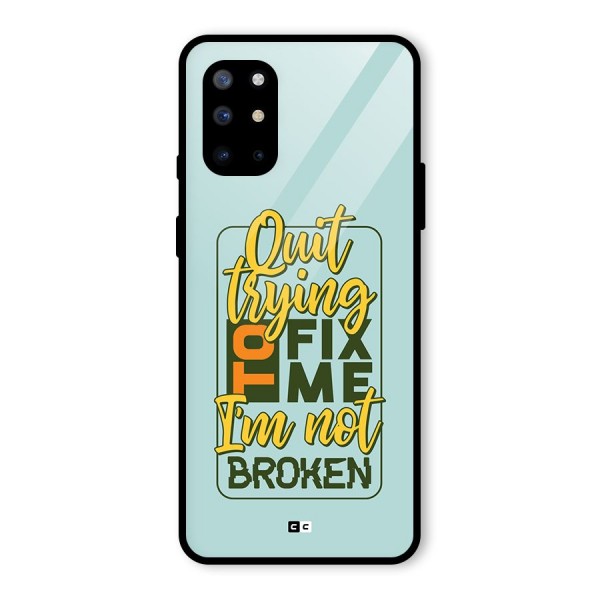 Not Broken Glass Back Case for OnePlus 8T