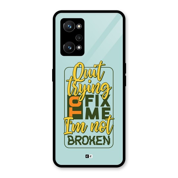 Not Broken Glass Back Case for Realme GT Neo 3T