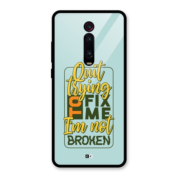 Not Broken Glass Back Case for Redmi K20 Pro