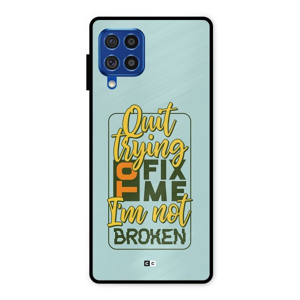 Not Broken Metal Back Case for Galaxy F62