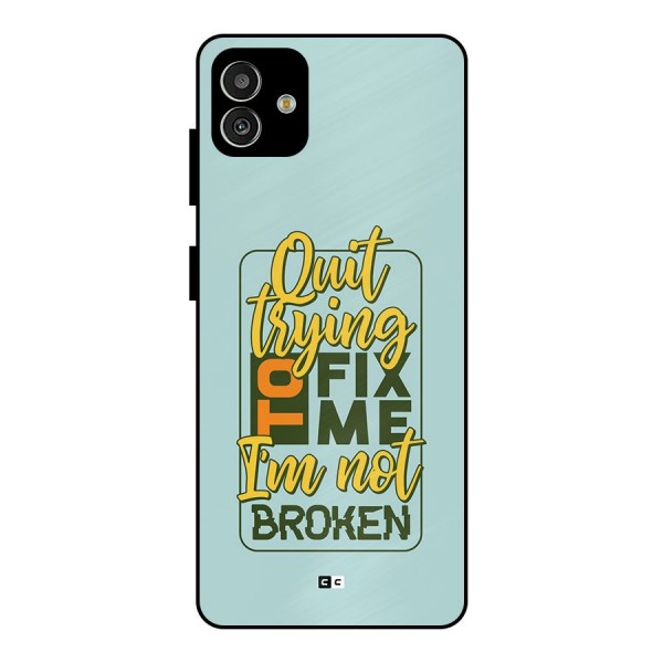 Not Broken Metal Back Case for Galaxy M13 5G