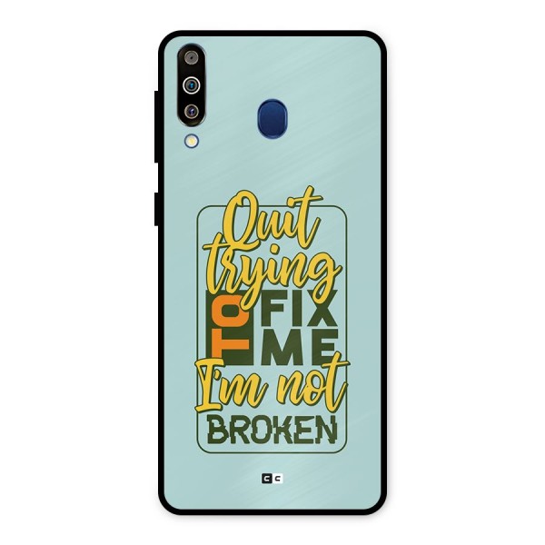 Not Broken Metal Back Case for Galaxy M30