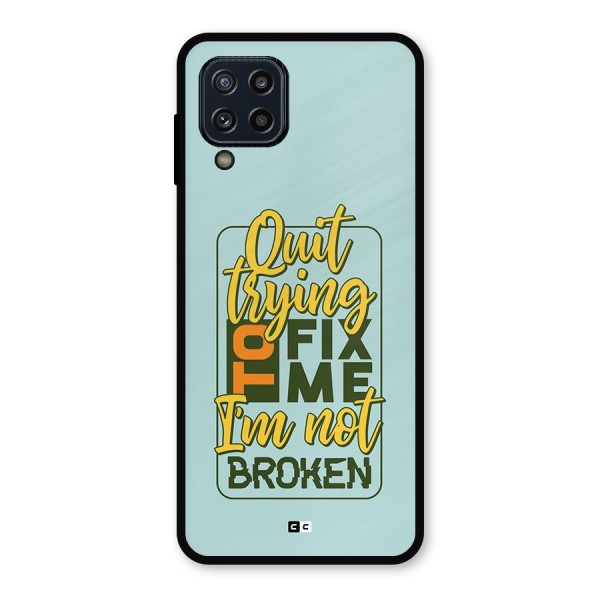 Not Broken Metal Back Case for Galaxy M32