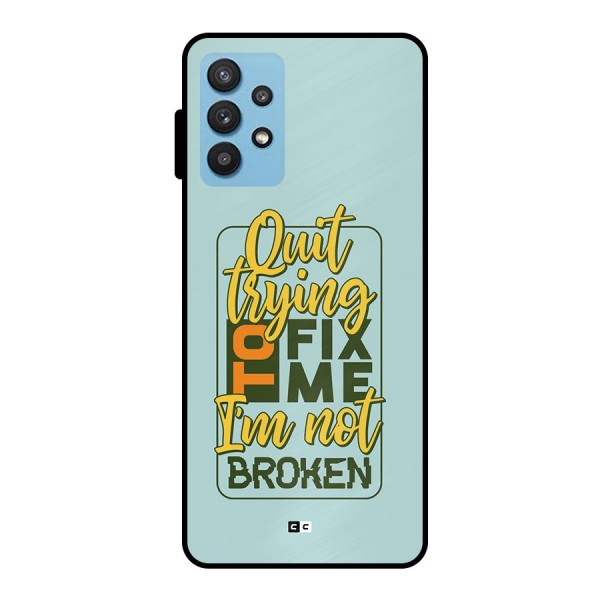 Not Broken Metal Back Case for Galaxy M32 5G