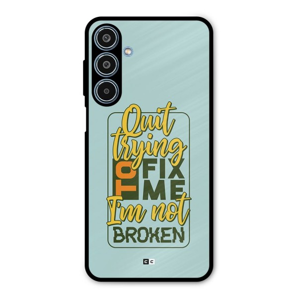 Not Broken Metal Back Case for Galaxy M35