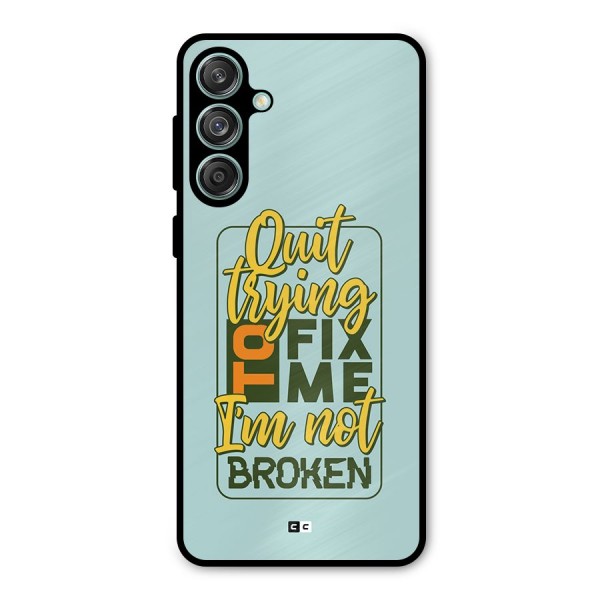 Not Broken Metal Back Case for Galaxy M55 5G