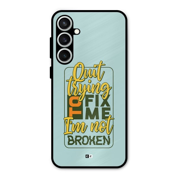 Not Broken Metal Back Case for Galaxy S23 FE