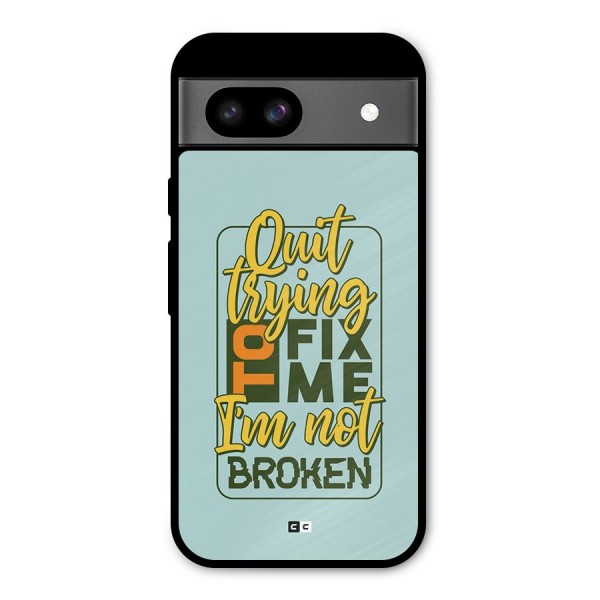 Not Broken Metal Back Case for Google Pixel 8a