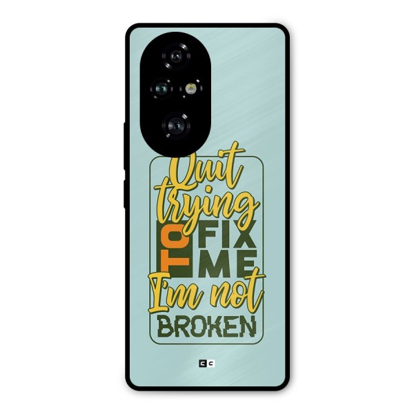 Not Broken Metal Back Case for Honor 200 Pro