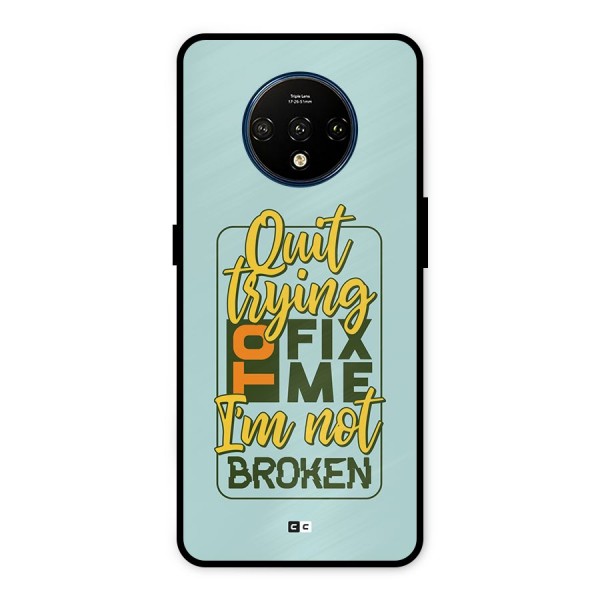 Not Broken Metal Back Case for OnePlus 7T