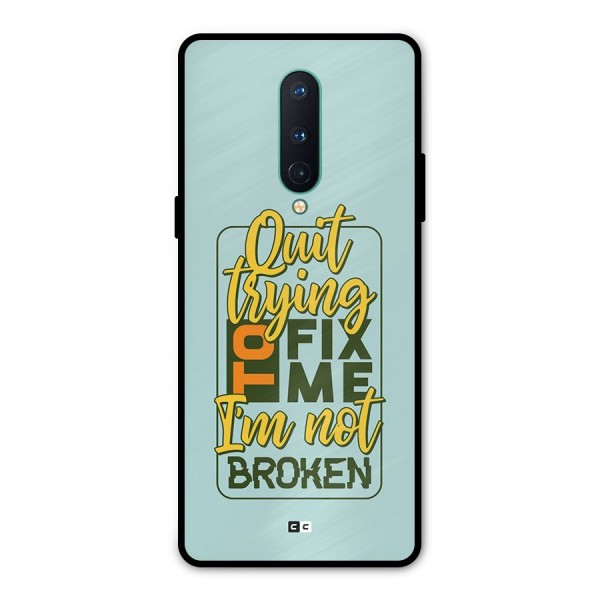 Not Broken Metal Back Case for OnePlus 8