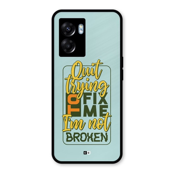 Not Broken Metal Back Case for Oppo K10 (5G)