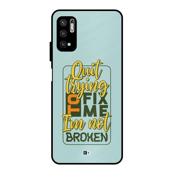 Not Broken Metal Back Case for Poco M3 Pro 5G