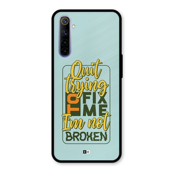 Not Broken Metal Back Case for Realme 6