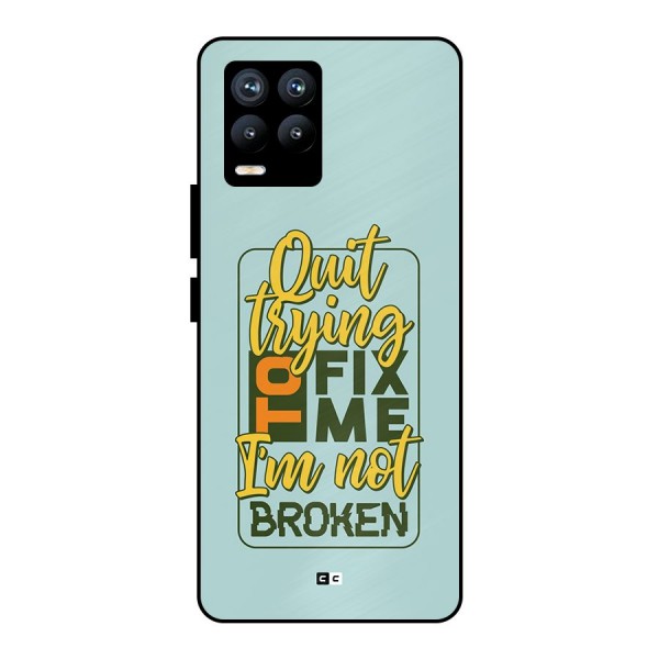 Not Broken Metal Back Case for Realme 8