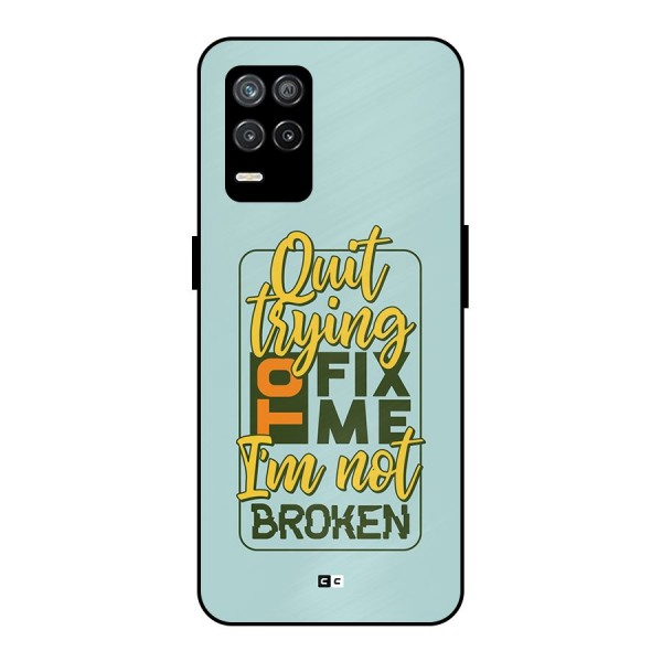 Not Broken Metal Back Case for Realme 8 5G