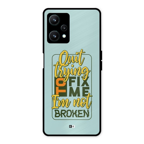 Not Broken Metal Back Case for Realme 9 Pro 5G