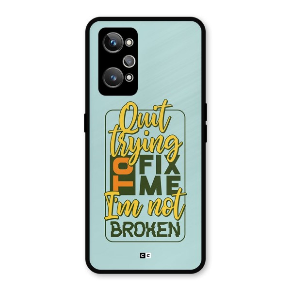 Not Broken Metal Back Case for Realme GT 2