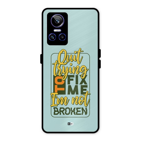 Not Broken Metal Back Case for Realme GT Neo 3