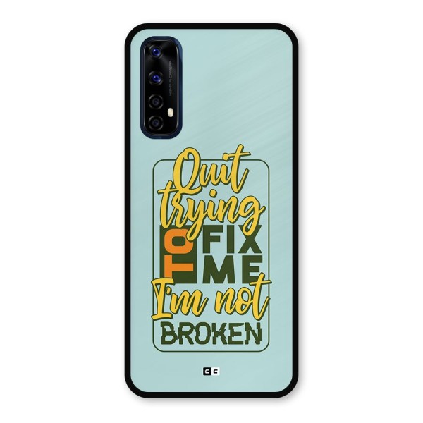 Not Broken Metal Back Case for Realme Narzo 20 Pro