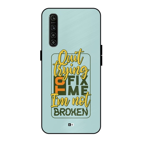 Not Broken Metal Back Case for Realme XT