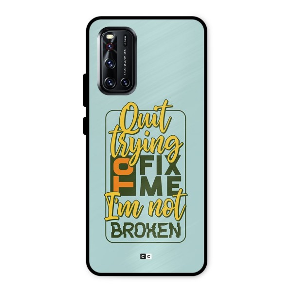 Not Broken Metal Back Case for Vivo V19