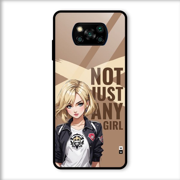 Not Just Any Glass Back Case for Poco X3