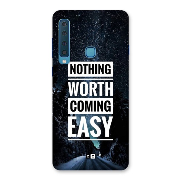 Nothing Worth Easy Back Case for Galaxy A9 (2018)