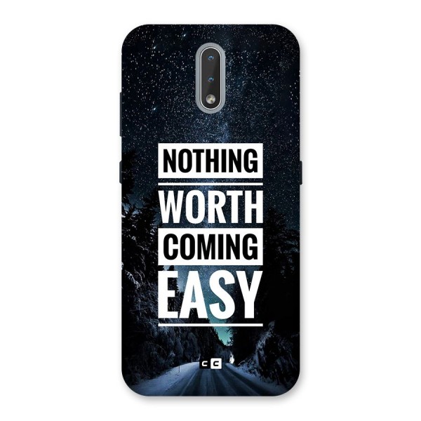 Nothing Worth Easy Back Case for Nokia 2.3