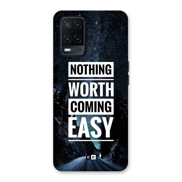 Nothing Worth Easy Back Case for Oppo A54