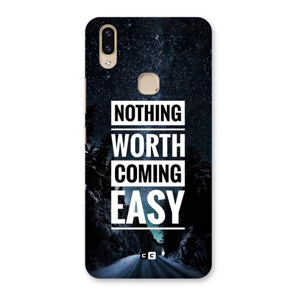 Nothing Worth Easy Back Case for Vivo V9