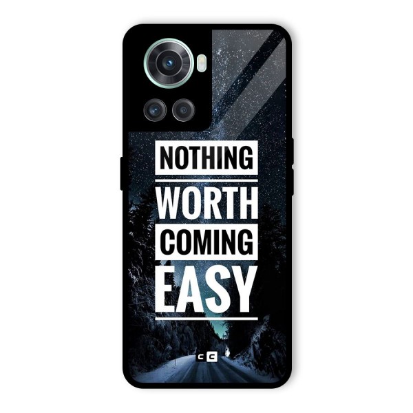 Nothing Worth Easy Glass Back Case for OnePlus 10R