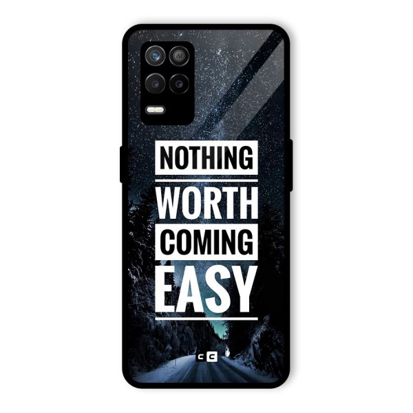 Nothing Worth Easy Glass Back Case for Realme 8s 5G