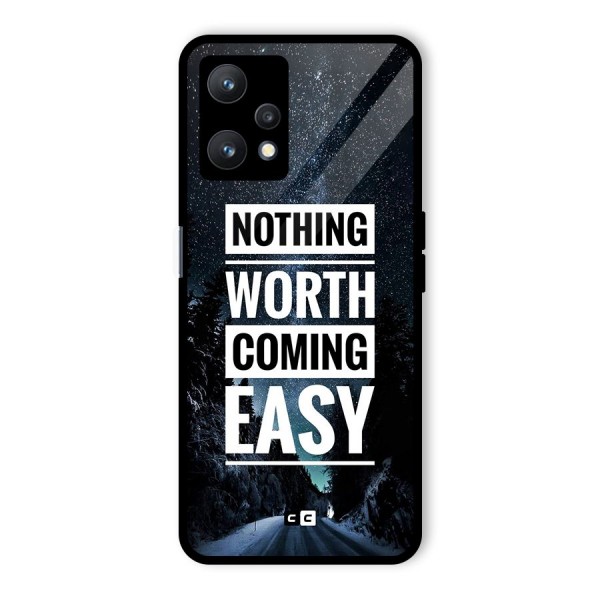 Nothing Worth Easy Glass Back Case for Realme 9 Pro 5G