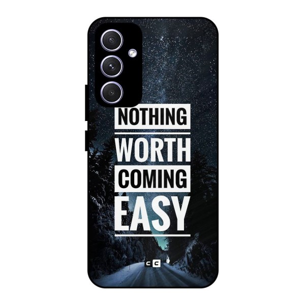 Nothing Worth Easy Metal Back Case for Galaxy A54