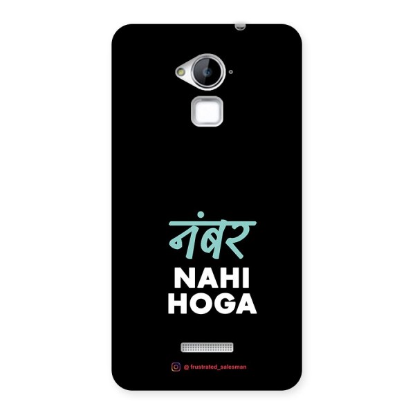 Number Nahi Hoga Black Back Case for Coolpad Note 3