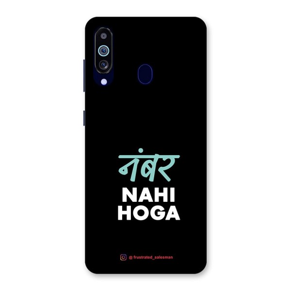 Number Nahi Hoga Black Back Case for Galaxy A60