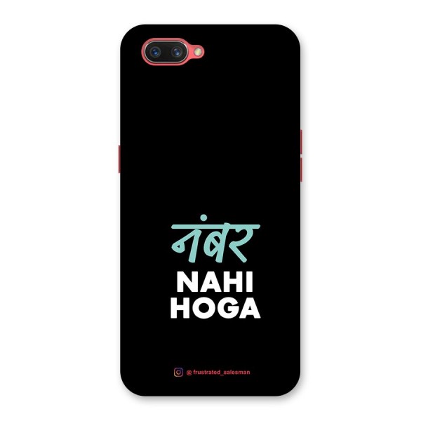 Number Nahi Hoga Black Back Case for Oppo A3s